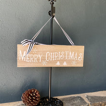 Load image into Gallery viewer, Wooden Christmas Sign