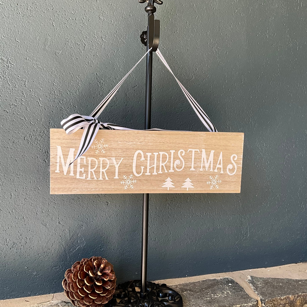 Wooden Christmas Sign