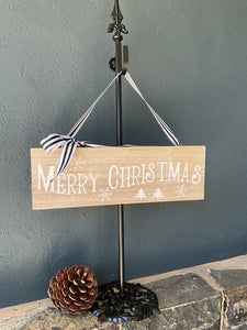 Wooden Christmas Sign