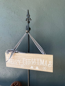 Wooden Christmas Sign