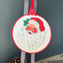 Load image into Gallery viewer, Santa Circular Sign by RAZ