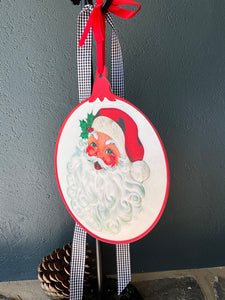 Santa Circular Sign by RAZ