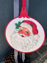 Load image into Gallery viewer, Santa Circular Sign by RAZ