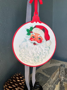 Santa Circular Sign by RAZ