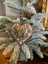 Load image into Gallery viewer, Gold Embroidered Heart