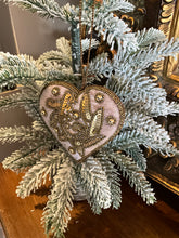 Load image into Gallery viewer, Gold Embroidered Heart