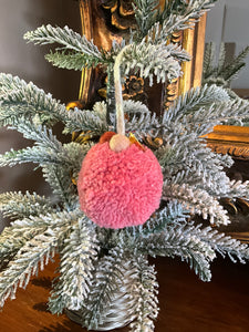 Pink Pom Pom Made in Nepal