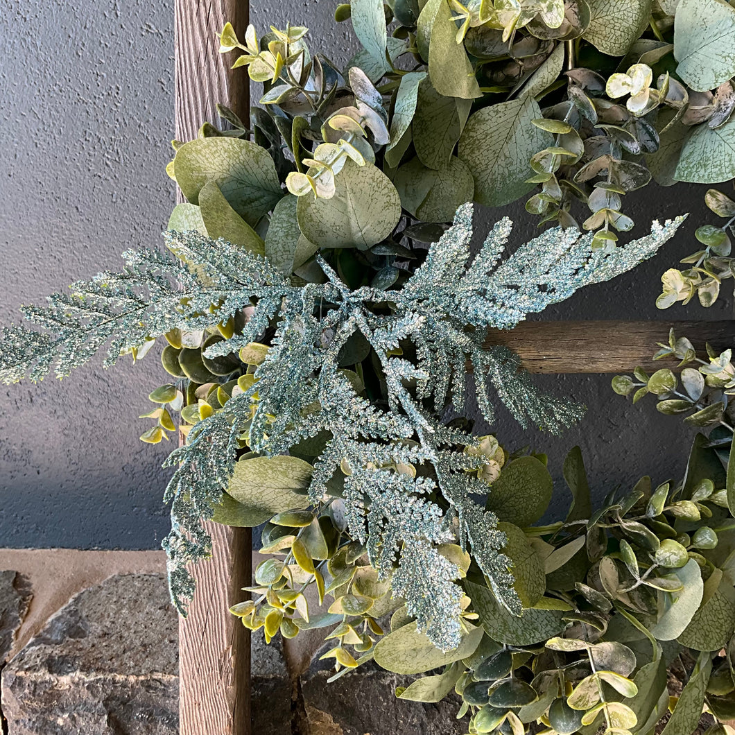 Light Blue Fern Spray