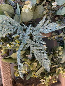 Light Blue Fern Spray