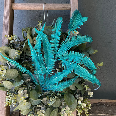 Turquoise Leaf Spray