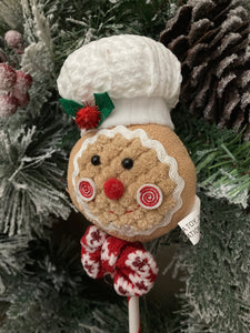 Gingerbread Chef Hat Stick