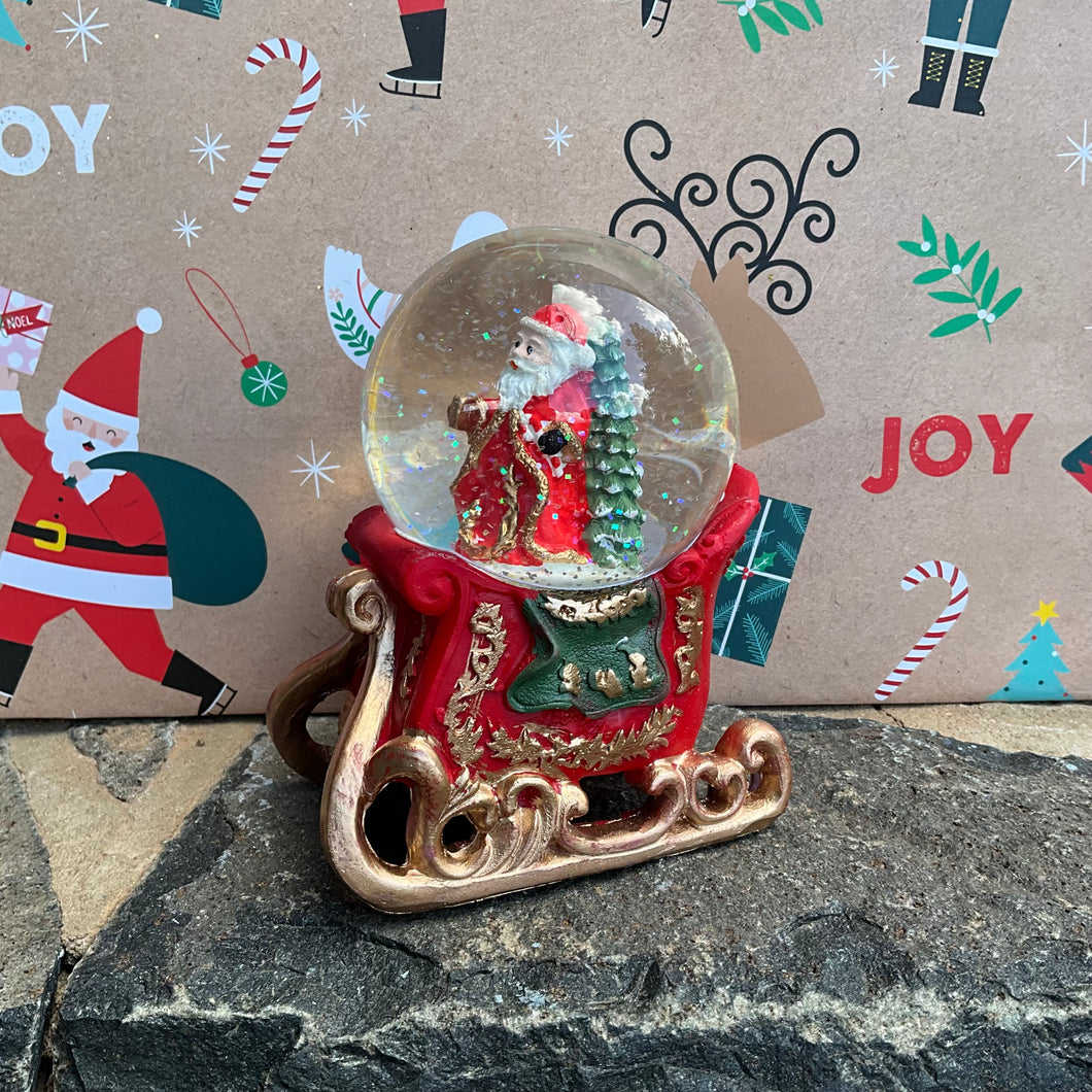 Sleigh Snow Globe