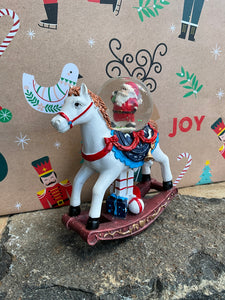 Rocking Horse Snow Globe