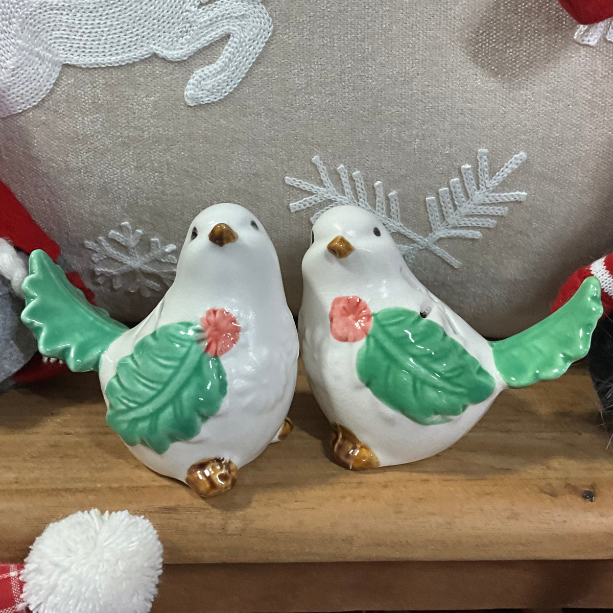 White Christmas Birds