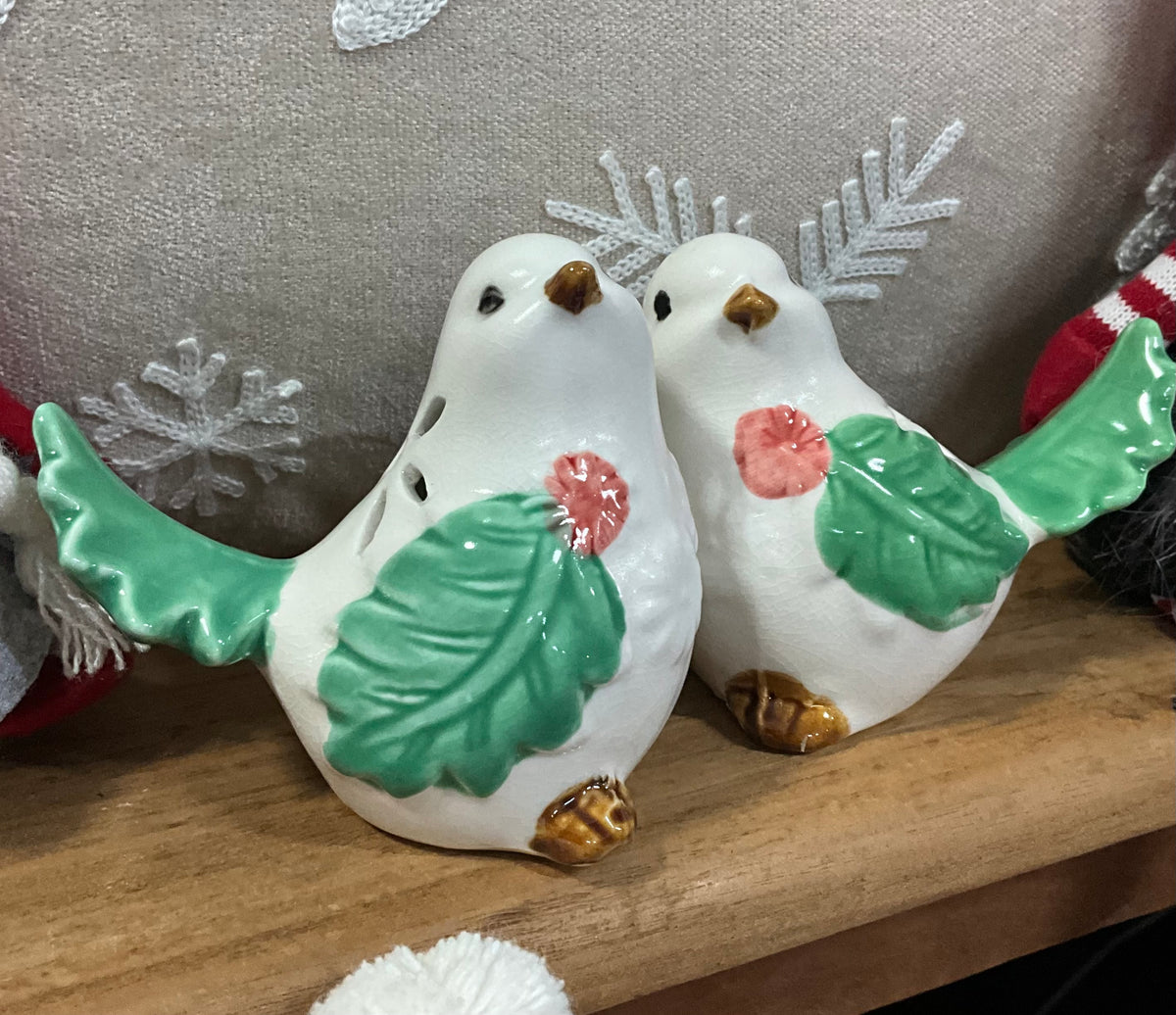 White Christmas Birds