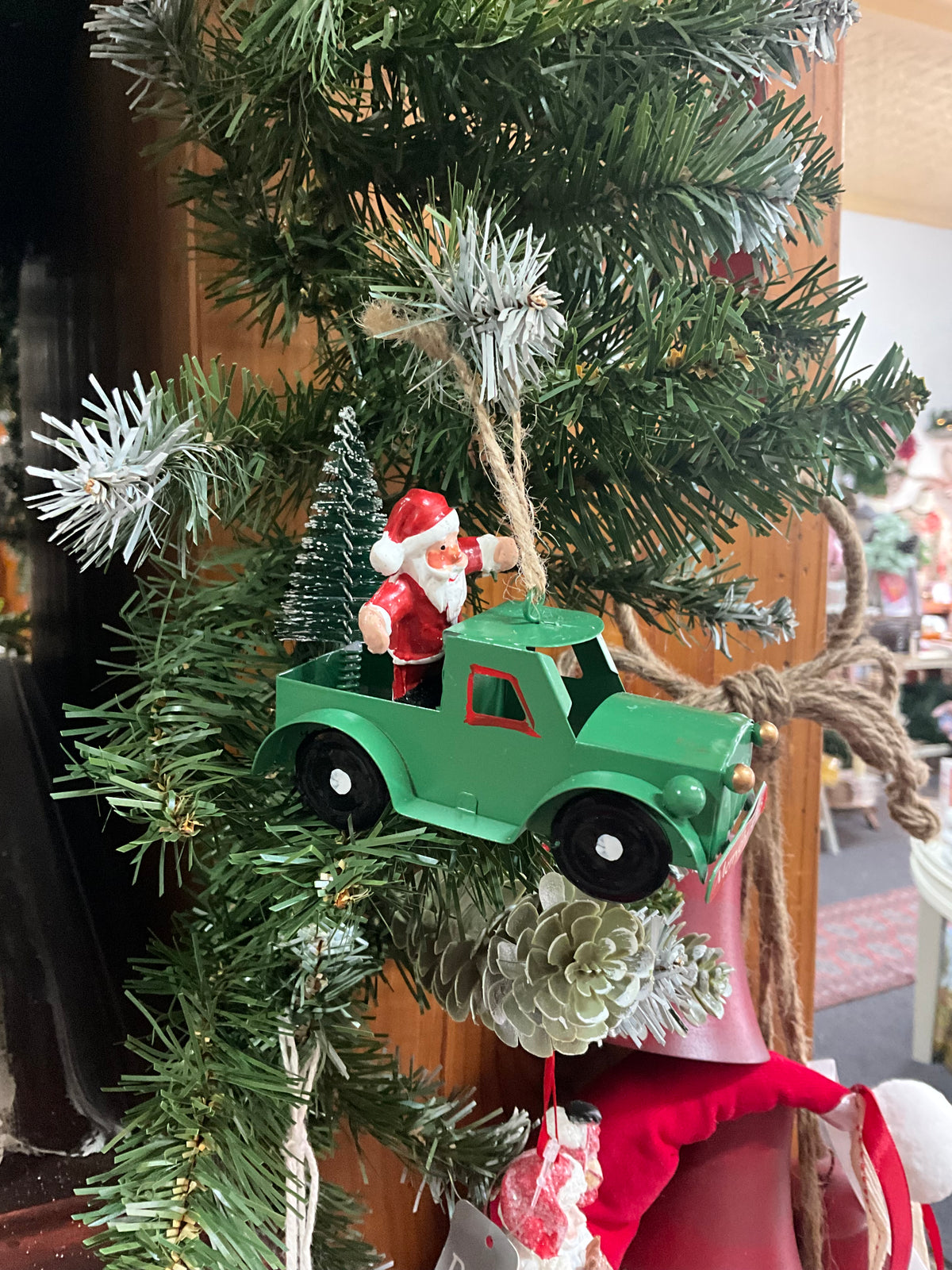 Santa Driving Car