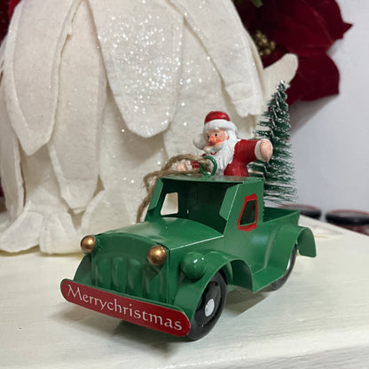 Santa Driving Car