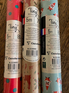 Tiny Roll Wrap Red Reindeer