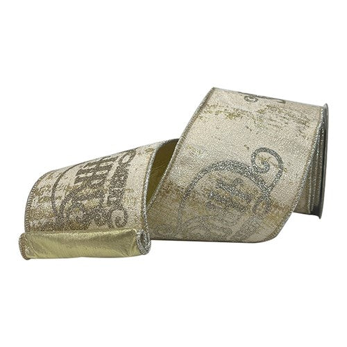 Taupe Ivory Ribbon