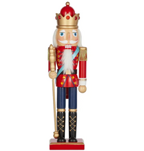 Load image into Gallery viewer, Red Coat Nutcracker