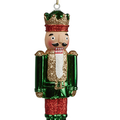 Green Nutcracker Tree Decoration