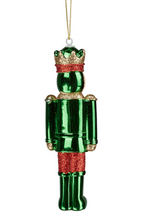 Load image into Gallery viewer, Green Nutcracker Tree Decoration