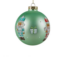 Load image into Gallery viewer, Glass Bauble with Nutcrackers