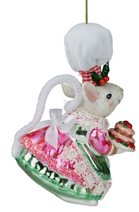 Mrs Mouse With Cake