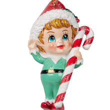 Load image into Gallery viewer, Little Elf with Candy Cane