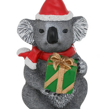 Load image into Gallery viewer, Koala Ornament Holding a Present