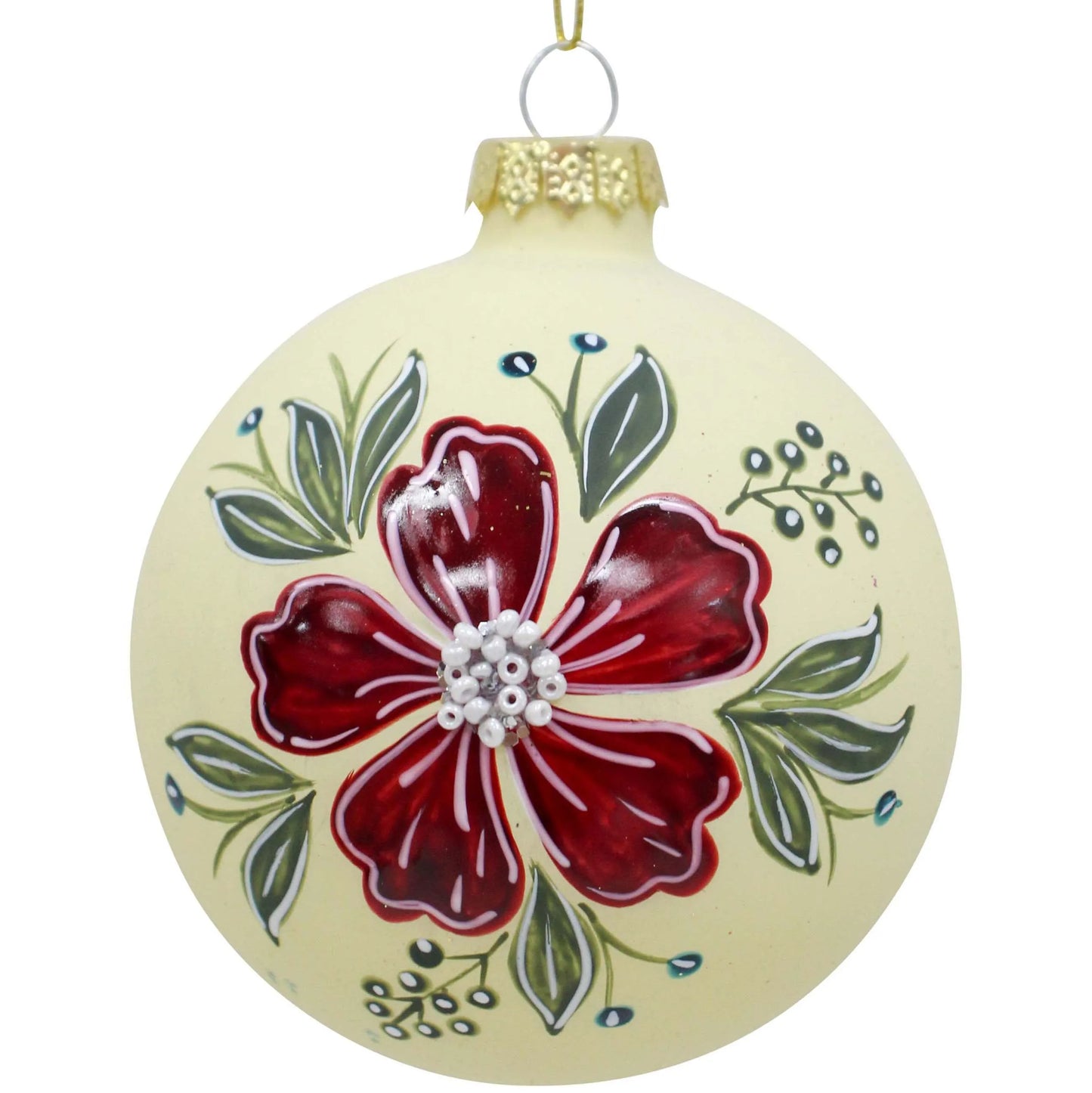 Floral Glass Ball