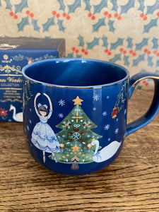 Blue Christmas Tree Mug