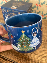 Load image into Gallery viewer, Blue Christmas Tree Mug