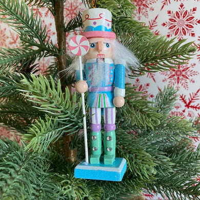 Blue Nutcracker Decoration