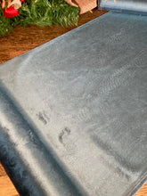 Load image into Gallery viewer, French Blue Velvet Table Runner