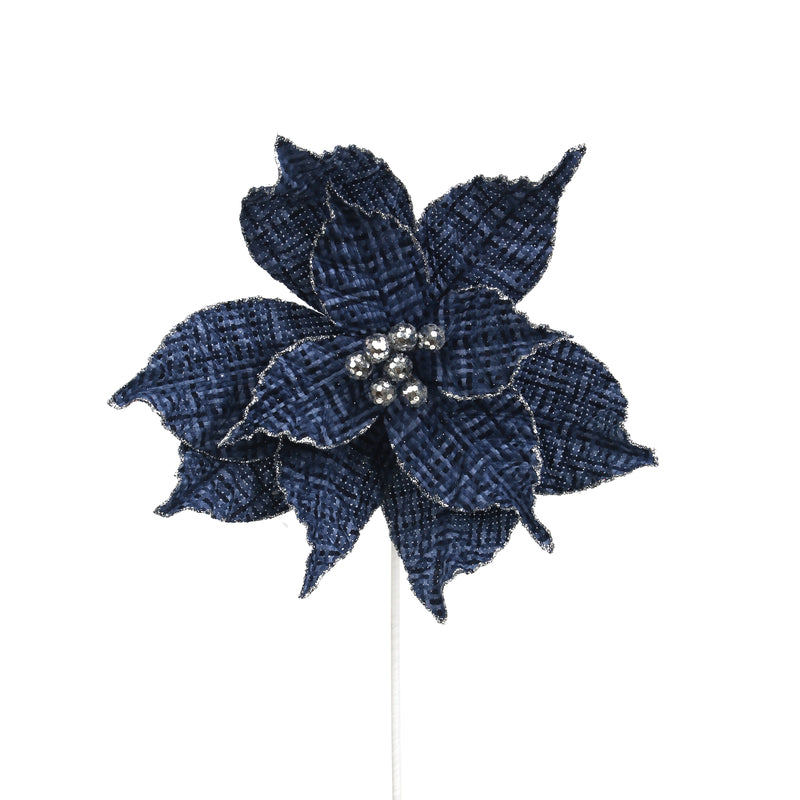 Blue Tweed Poinsettia