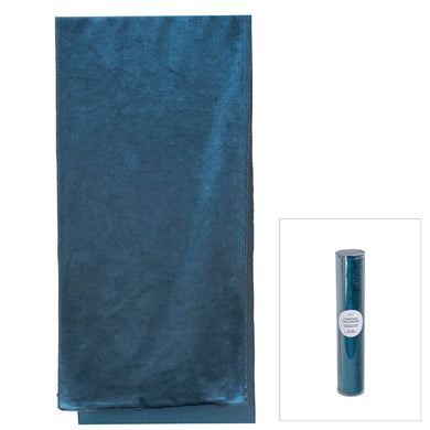 French Blue Velvet Table Runner