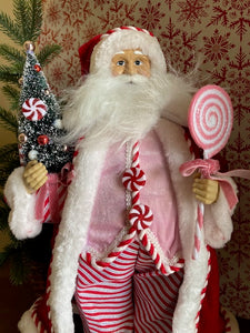 Pink Red Santa by RAZ