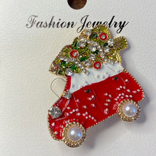 Load image into Gallery viewer, Christmas Car Brooch