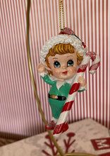 Load image into Gallery viewer, Little Elf with Candy Cane