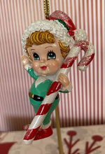 Load image into Gallery viewer, Little Elf with Candy Cane