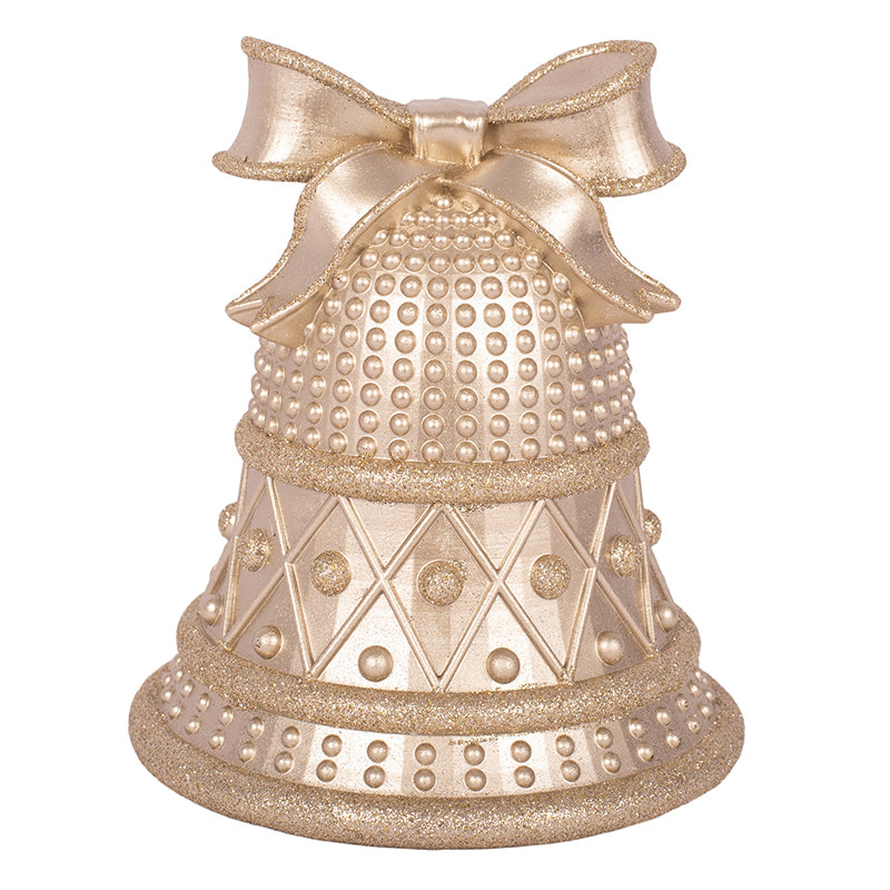 Champagne Bell with Bow