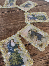 Load image into Gallery viewer, Vintage Santa Bunting by RAZ