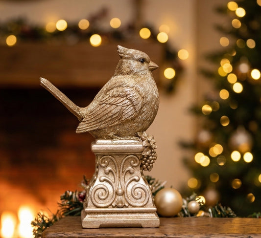 Coming Soon -Gold Cardinal Statue