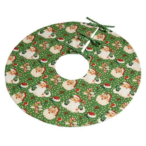 Retro Santa Tree Skirt RAZ