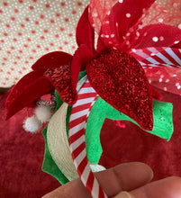 Load image into Gallery viewer, Poinsettia Glitter Headband