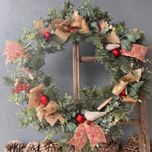 Load image into Gallery viewer, Rustic Hessian Wreath