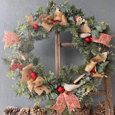 Rustic Hessian Wreath