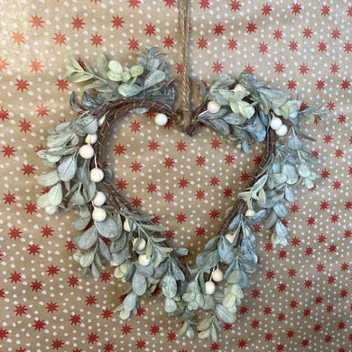 Eucalyptus Heart Wreath