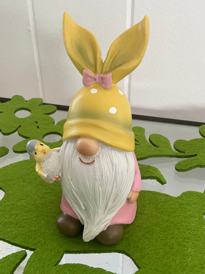 Yellow Hat Bunny Gnome